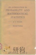 AN INTRODUCTION O PROBABILITY AND MATHEMATICAL STATISTICS PDF电子版封面
