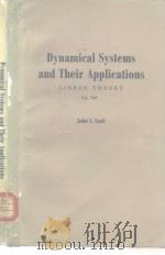 Dynamical systems and their applications;Linear theory V.135 PDF电子版封面