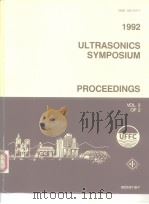 1992 ULTRASONICS SYMPOSIUM PROCEEDINGS PDF电子版封面