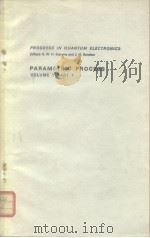 Progress in quantum electronics vol.1 PDF电子版封面
