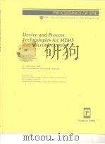 Device and Process Technologies for MEMS and Microelectronics PDF电子版封面 0819434930