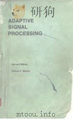 ADAPTIVE SIGNAL PROCESSING PDF电子版封面