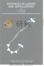 ADVANCES IN LASERS AND  APPLICATIONS     PDF电子版封面  0750306327   