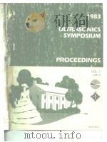 1983 ULTRASONICS SYMPOSIUM PROCEEDINGS VOL.1-2 PDF电子版封面
