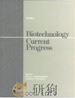 Biotechnology-Current Progress PDF电子版封面