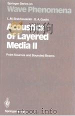 Acoustics of LayeredMedia II PDF电子版封面