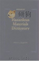 Hazardors Materials Dictionary PDF电子版封面 1566761603