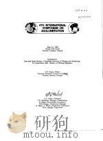 4TH INTERNATIONAL SYMPOSIUM ON AGGLOMERATION PDF电子版封面 0932897002