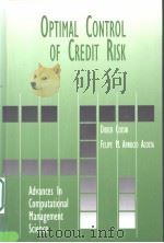 Optimal Control of Credit Risk     PDF电子版封面  0792379381   