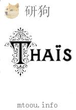THAIS     PDF电子版封面    J.MASSENET 