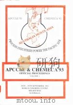Asia PacificConfederation of Chemical Engineering(6th:1993:Melbourne Australia)APCChE & CHEMECA 93 o PDF电子版封面