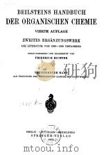 BEILSTEIN ORGANISCHE CHEMIE 19     PDF电子版封面     