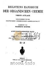 BEILSTEIN ORGANISCHE CHEMIE 28 TEIL 2 PDF电子版封面