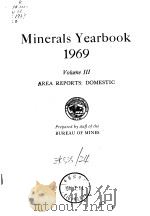 Minerasls Yearbook 1969 Volume Ⅲ AREA REPORTS:DOMESTIC PDF电子版封面