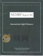 NCHRP Report383 Intersection Sight Distance PDF电子版封面
