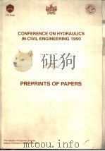 CONFERENCE ON HYDRAULICS IN CIVIL ENGINEERING 1990 PDF电子版封面
