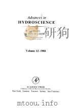 ADVANCES IN HYDROSCIENCE PDF电子版封面 0120218127 VEN TE CHOW