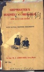 SHIPMASTER‘S BUSINESS COMPANION AND BUSINESS GUIDE PDF电子版封面