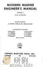 MODERN MARINE ENGINEER‘S MANUAL Volume Ⅰ 2 ENGINEERING MATERIALS PDF电子版封面
