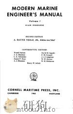 MODERN MARINE ENGINEER‘S MANUAL Volume Ⅰ 11 BOILER OPERATION AND MAINTENANCE PDF电子版封面