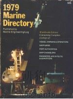 1979 Marine Directory Published by Marine Engineering/Log SECTION A UNITED STATES,CANADIAN & INTERNA PDF电子版封面
