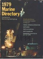 1979 Marine Directory Published by Marine Engineering/Log SECTION D UNITED STATES,& CANADIAN NAVAL A PDF电子版封面