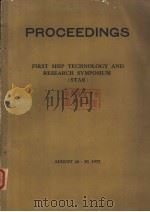 PROCEEDINGS FIRST SHIP TECHNOLOGY AND RESEARCH SYMPOSIUM (STAR) On Statistical Techniques For Predic PDF电子版封面