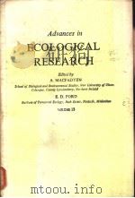 Advances in ECOLOGICAL RESEARCH VOLUME 13     PDF电子版封面  0120139138   