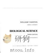 BIOLOGICAL SCIENCE THIRD EDITION     PDF电子版封面  0393950212   