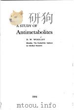 A STUDY OF Antimetabolites PDF电子版封面