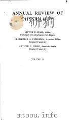 ANNUAL REVIEW OF PHYSIOLOGY VOLUME 12 PDF电子版封面