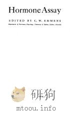 Hormone Assay PDF电子版封面