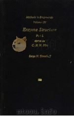Methods in Enzymology Volume 131 Enzyme Structure Part L PDF电子版封面 0121820319