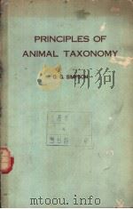 Principles of Animal Taxonomy PDF电子版封面 G.G.SIMPSN