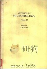 METHODS IN MICROBIOLOGY Volume 15 PDF电子版封面 0125215150