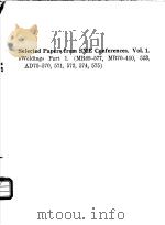 Selected Papers From SME Conferences VOL.1 《Welding》Part 1 PDF电子版封面