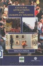 CULTURAL ATTRACTIONS AND EUROPEAN TOURISM PDF电子版封面 0851994407