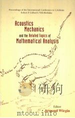 Acoustics Mechanics and the Related Topics of Mathematical Analusis PDF电子版封面 981238264X