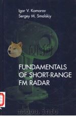 Fundamentals of Short-Range FM Radar PDF电子版封面 1580531105