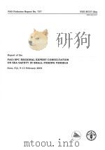 Report of the FAO/SPC REGIONAL EXPERT CONSULTATION ON SEA SAFETY IN SMALL FISHING VESSELS PDF电子版封面 9251051119