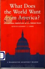 What does the world want from America?:international perspectives on U.S.foreign policy PDF电子版封面 0262621673
