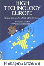 HIGH TECHNOLOGY EUROPE PDF电子版封面 0631171045