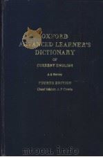 OXFORD ADVANCED LEARNERS DICTIONARY OF CURRENT ENGLISH     PDF电子版封面     