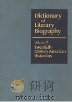Dictionary of Literary Biography PDF电子版封面