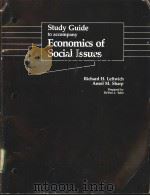 Study Guide to accompany Economics of Social Issues PDF电子版封面 0256031169