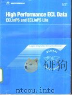 MOTOROLA HIGH PERFORMANCE ECL DATA PDF电子版封面