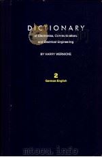 Dictionary of Electronics,Communications and Electrical Engineering 2 PDF电子版封面