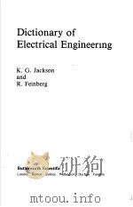 Dictionary of Electrical Engineering PDF电子版封面