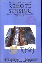 International Journal of REMOTE SENSING  Volume 24  Number 23     PDF电子版封面     