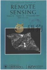 International Journal of REMOTE SENSING  Volume 24  Number 18     PDF电子版封面     